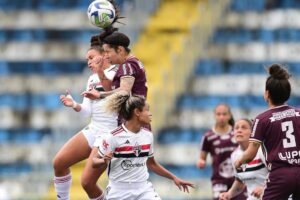 Nos penaltis, time de araraquara bateu as meninas do Tricolor. | Foto: Divulgação/ SPFC