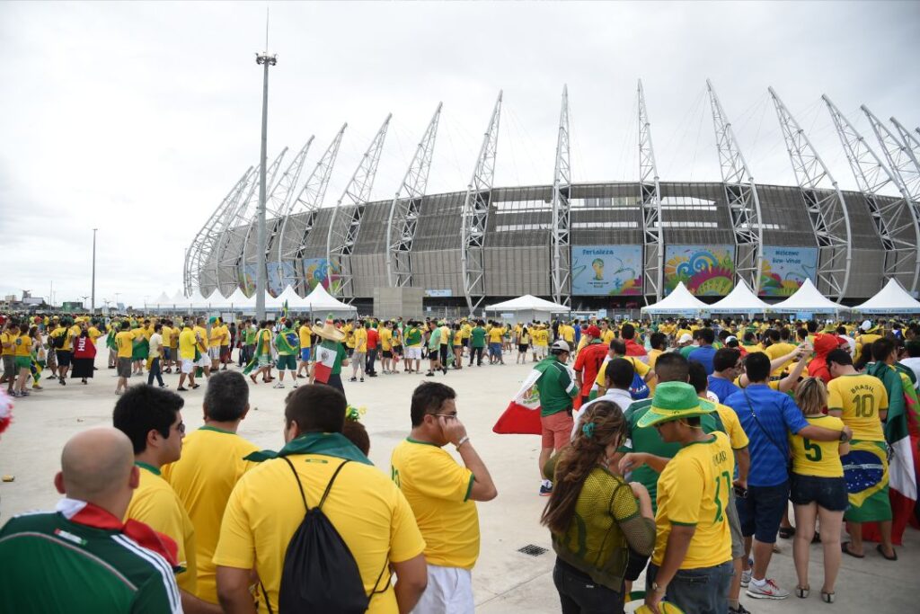 Arena Castelão sediou a Copa do Mundo de 2014. | Foto: Marcelo Casal JR