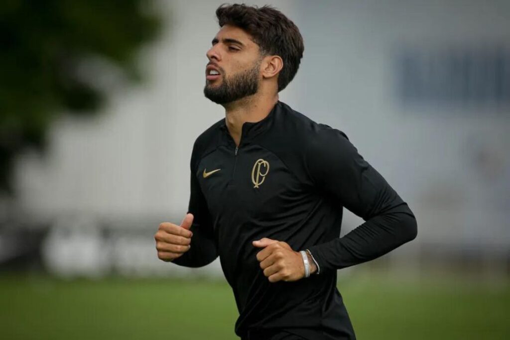 Yuri Alberto em treino do Timão. | Foto: Rodrigo Coca/Ag.Corinthians

